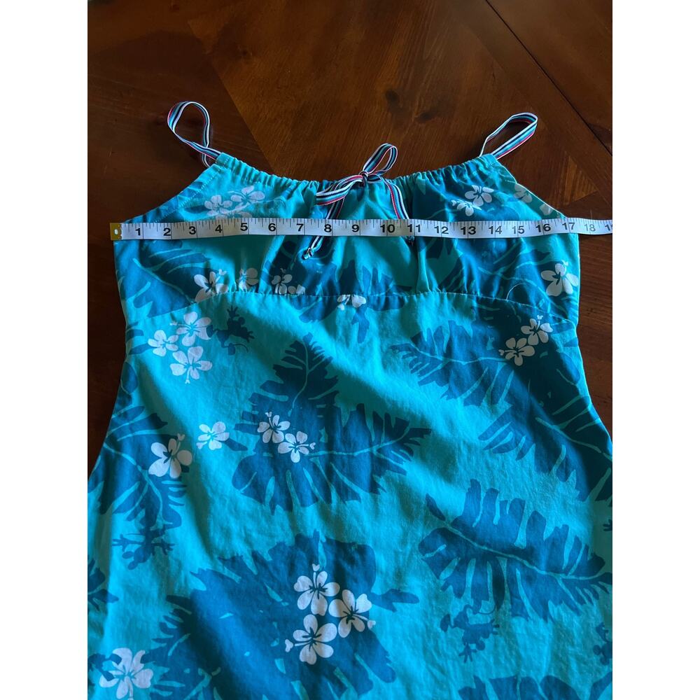 Disney Teal Tropical Print Midi Dress - Picture 8 of 10